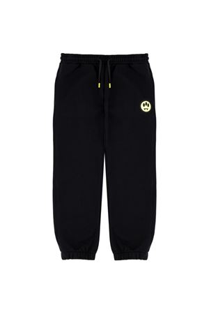 pantaloni in cotone nero BARROW KIDS | S6BKJUFP015110